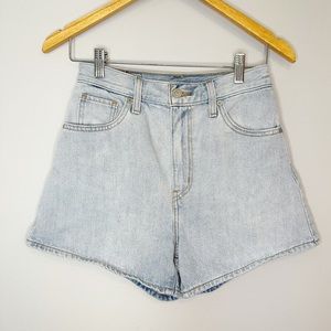 Levi’s High Waited Mom Denim Jean Shorts